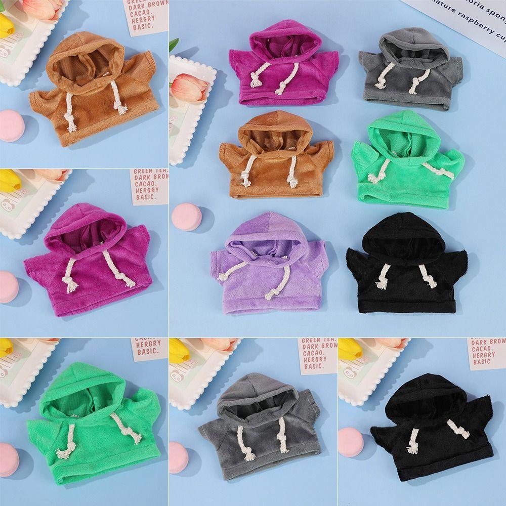 Multicolor Doll Hoodie Hand-made Doll Clothing Accessories Cotton Dogs Hoodies  15cm Doll