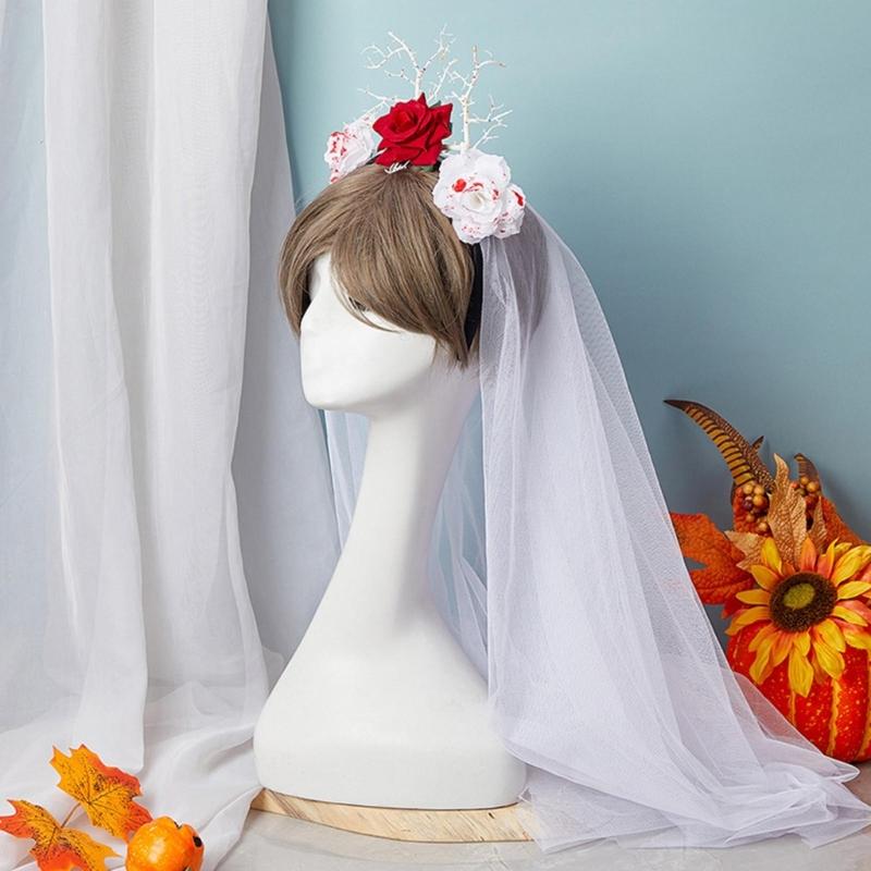 Creative Halloween Costume Headpiece Decorative Women Headbands Stylish Headgears Accessory for Themed Parties