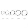 2PCS Stainless Steel Minimal Hoop Earrings For Women Girls Gold Color Small Piercing Earring Wedding Gift Smooth Ear Bone Buckle