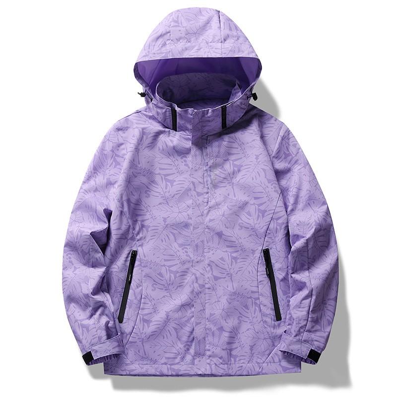 Unisex Camo Outdoor Windproof Waterproof Hooded Jacket Hiking Camping Travel Lightweight Breathable Sport Coat
