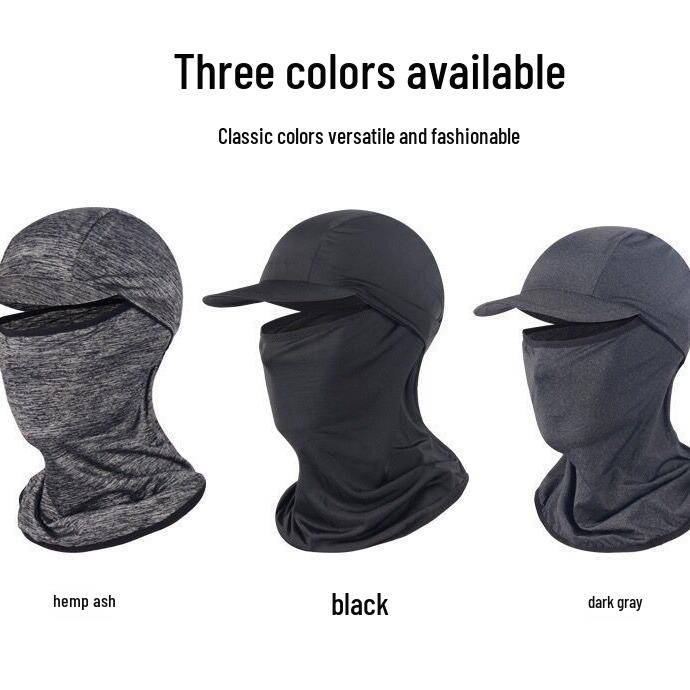 Ice Silk Cooling Visor: Sun Protection and Breathable Face Mask for Outdoor Cycling and Running