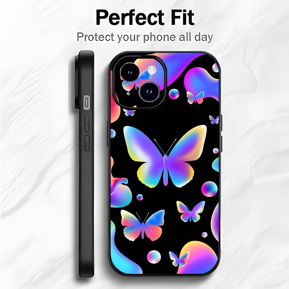 Butterfly Moth Delicate Insect Art Phone Case Phone Case Soft Packaging Lightweight For iPhone17 16 15 14 13ProMax