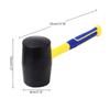 Soft Rubber Hammer Rubber Mallet Soft Hammer Soft Impact Tool for Crafts, Camping, Furniture Assembly Hand Tool
