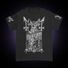 Mayhem Black Metal Band T-shirt Uomo Casual Cotone Vintage Moda Girocollo Manica Corta Comoda