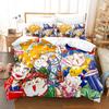 Cool Personelity Kpop Madou King Granzort Bedding Set Cartoon Anime Three-Piece Set Adult Kid Bedroom Three-Piece Suits 3D
