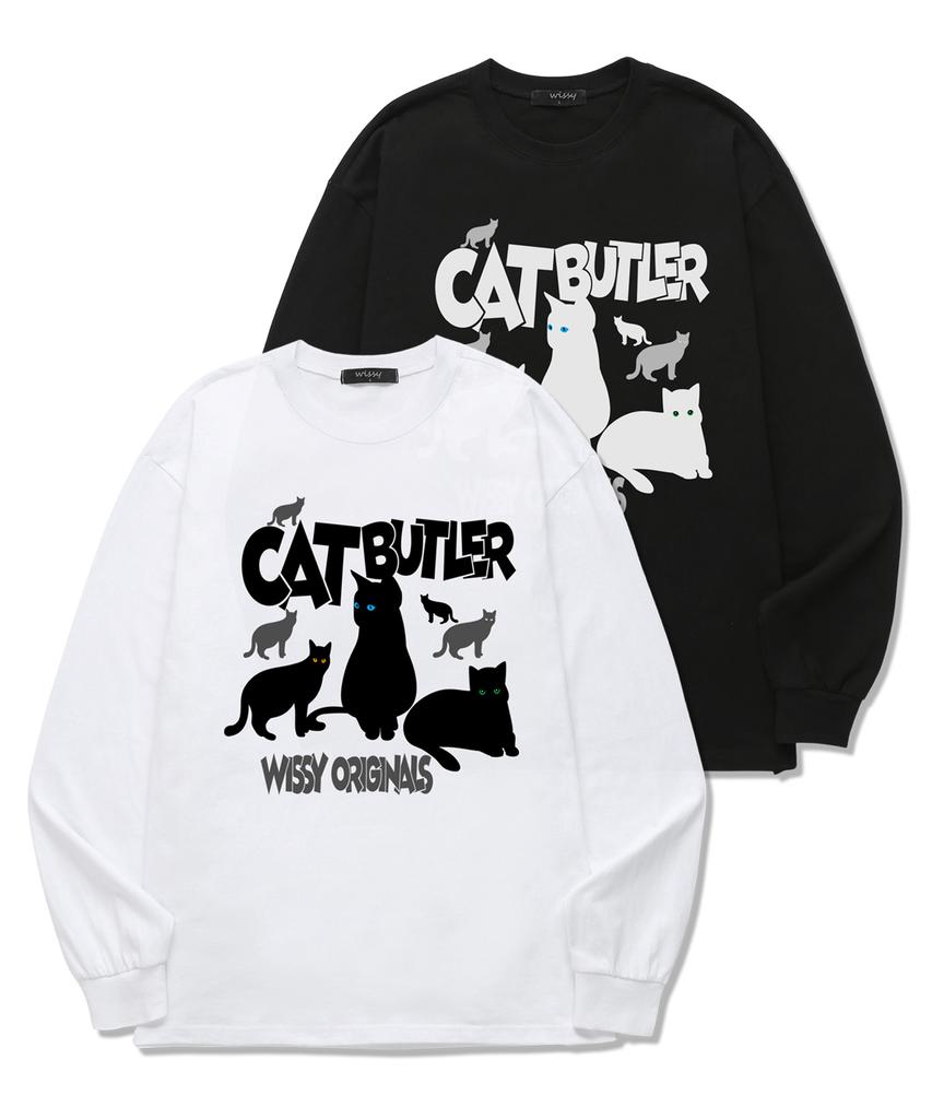 Wissi Cat Original Long Sleeve T-Shirt (Wls024) White