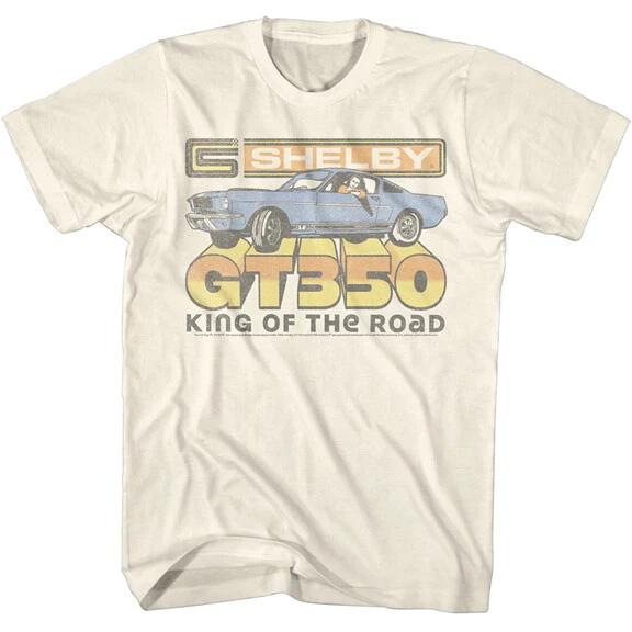 Carroll Shelby American Muscle Shelby GT 350 King Of The Road Men s T Shirt XL