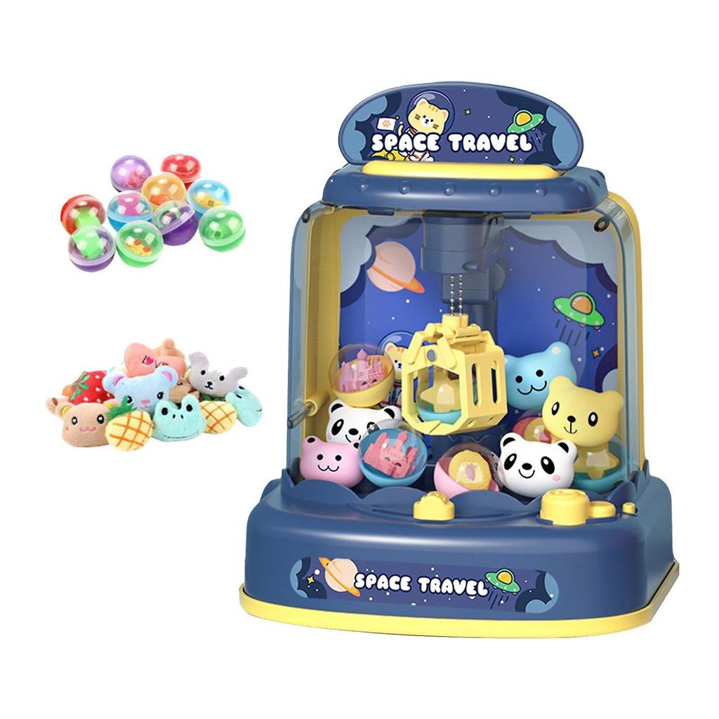 Claw Machine with Music Lovely Claw Machine for Gift Toy Party Children Blue