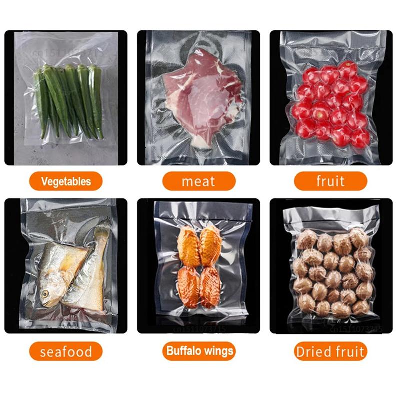 

Вакуумный упаковщик ABWR для продуктов Вакуумная упаковочная машина с пакетом Автоматическая бытовая вакуумная запайка продуктов включая вилку стандарта ЕС-A Easy T белый