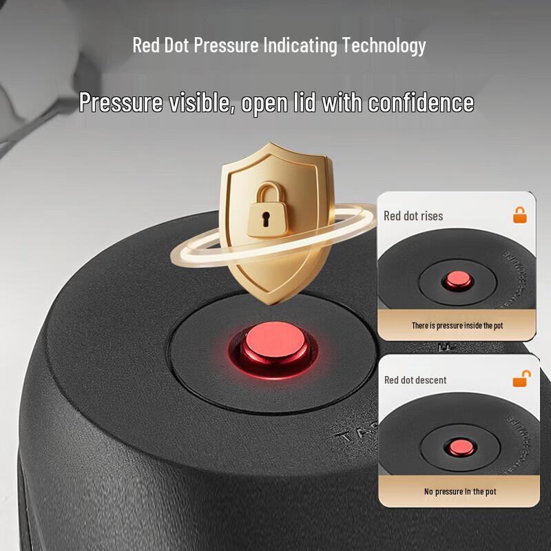 ASD Six-Protection Stainless Steel Pressure Cooker