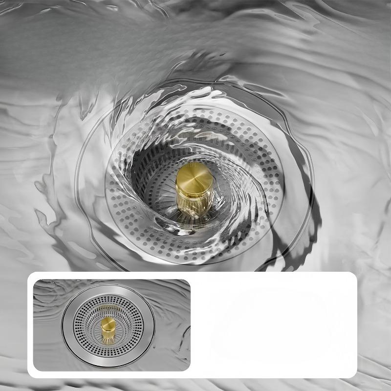 Kitchen Sink Leaky Ball Valve Filter Dishwashing Sink Vegetable Washing Basin Leaky Ball Valve Anti-odor Sink Bouncing Core