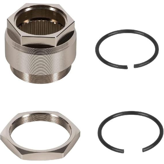 YMT Rear Axle Lock Nut Clip Bolt Jam Sleeve Fit for Honda TRX300EX TRX400EX TRX250X TRX400X ATC250R ATC350X