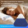 Bluetooth-Kissenlautsprecher Kabelloser Schlafmusikplayer Unter dem Kissen Weißrauschen-Maschine 30/60/90 Min. Timer, 9D-Stereo-Sound, TF-Karte