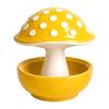 Resin Bird Feeder Bowl Anti Tip Parrot Food Container Practical Feeding Station  Balcony