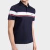 Fila Casual Polo Shirt Men Tops Legendary-Blue F11M321105FNV