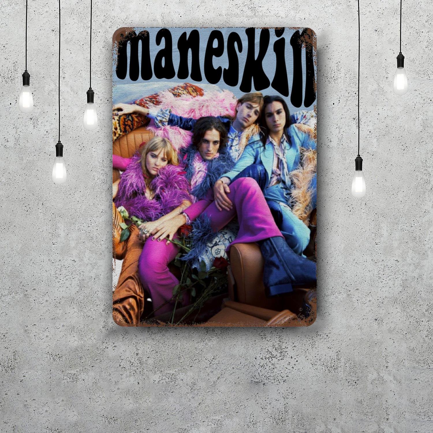

maneskin Funny Bar Metal Sign Retro Plaque Vintage Sign Alcohol Drinker Pub Club Man Cave Kitchen Wall Decoration 20x30cm（7.8x11.8inch）