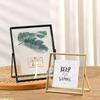 4/6/7/8/10 Inch Metal Photo Frame Multi-purpose Rectangle Acrylic Screen Picture Holder Gold Black Picture Frame Photo Display