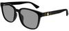 Sunglasses for Asian GG0637SK Gray Women, Fit, 003, Black/Purple