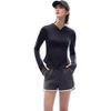 Anta Training Series Solid Color Zip-Up Hooded Comfortable Versatile Long Sleeve Breathable UV Protection Sun Protection Women tops 962527704-8