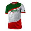 3D Printed Mexican Flag and Emblem Pattern T-shirt Summer Fashion Casual Short Sleeve Top Personalized Trendy O-neck Street Wear