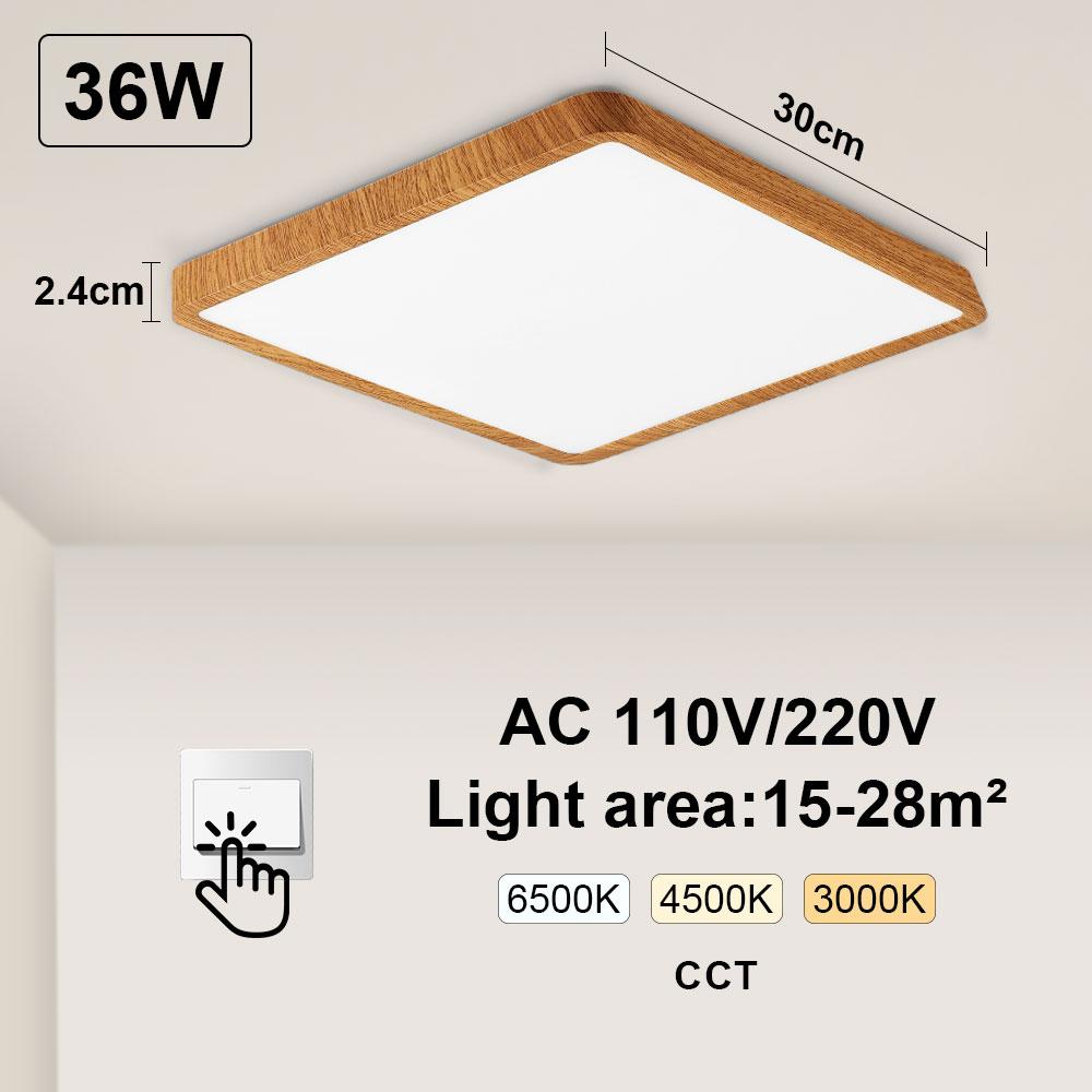 New 0.9inch Ultrathin Led Ceiling Light 20inch Large Ceiling Lamp Smart APP Brightness Dimmable For Living Room Bedroom Lighting