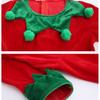 Children Christmas Dwarf Accessories for Boy Girl Kids Christmas Elf Costume Includes Elf Suit Elf Hat and Shoe Covers