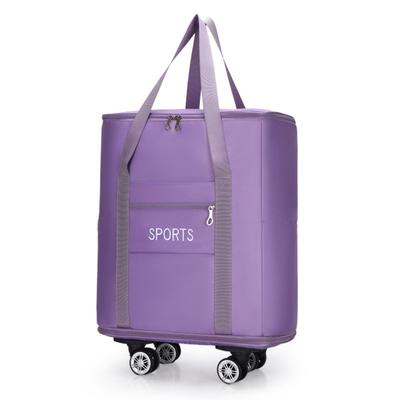 Multifunctional Universal Wheel Travel Bag Large-capacity Light and Portable Outdoor Moving Storage Bag Sports Fitness Backpack for Men and Women