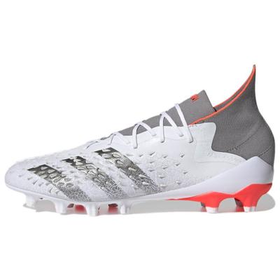 adidas Predator Freak.1 AG Demonskin - Weiß Solarrot Herren Sneaker Wolkenweiß Eisen-Metallic FY6254
