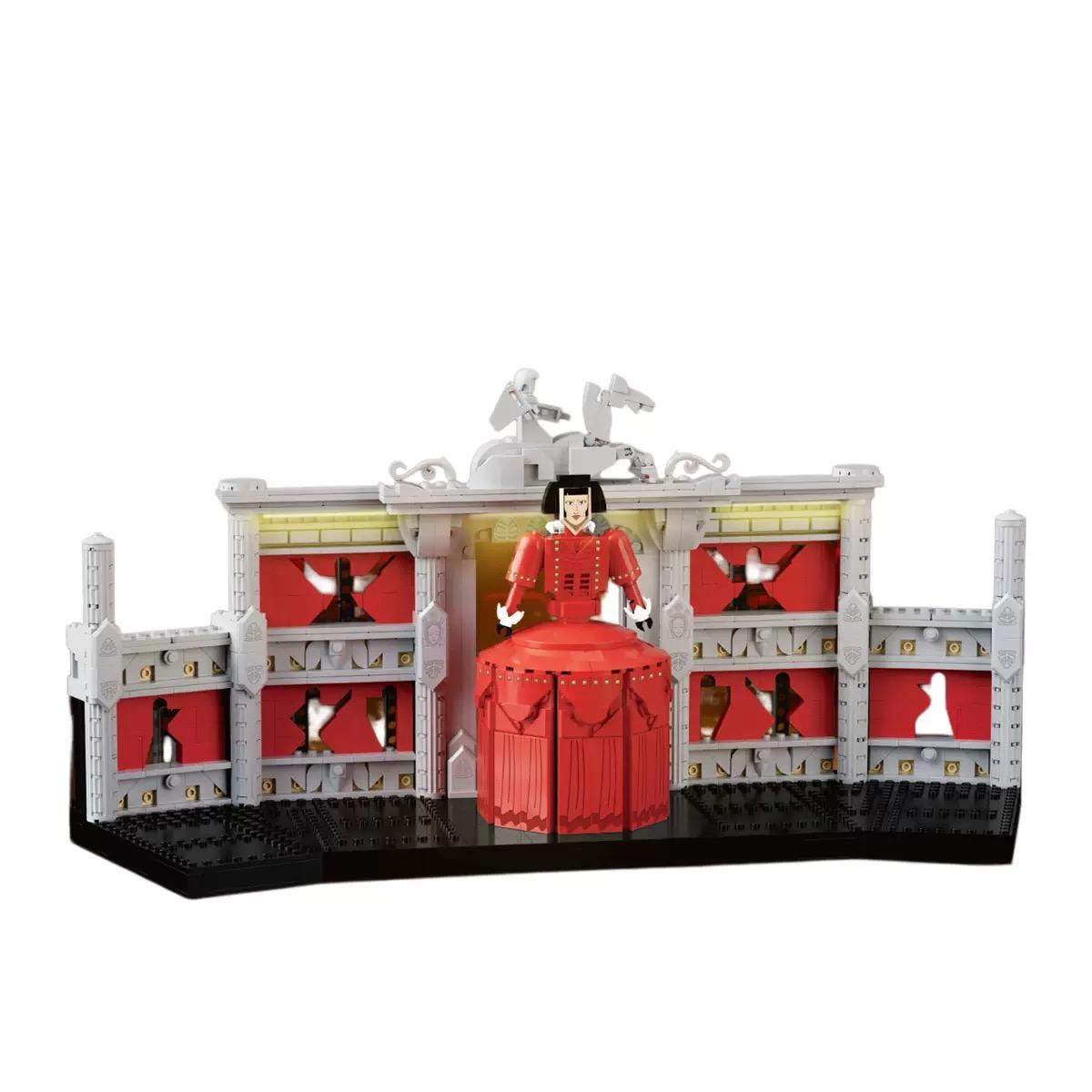 

1379Pcs Timeless Queen Stage With Lights Assembled Plaything Moc Construction Blocks Set Desktop Ornament Educational Plaything Birthday Gift
