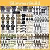 Military Weapons Ghost Specia Force Soldier Swat Tactical Toys Parts