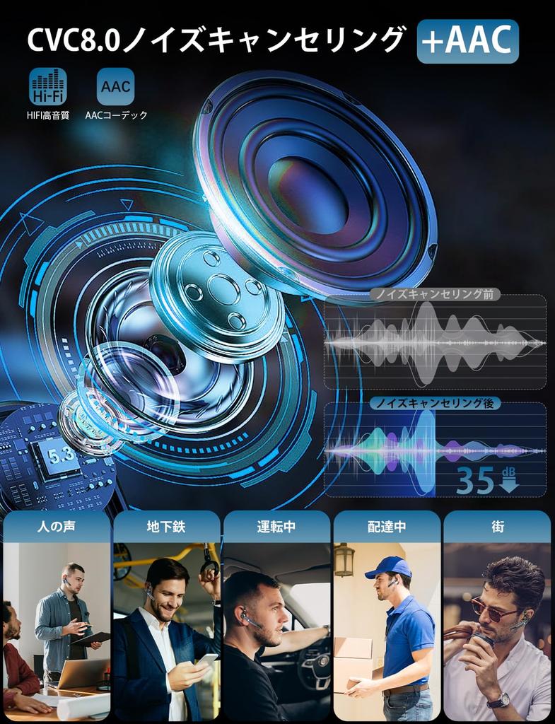 The ultimate Bluetooth wireless Bluetooth single earbud with ear up to 15 hours of continuous ACC SIRI mute comfortable and simultaneous connection of