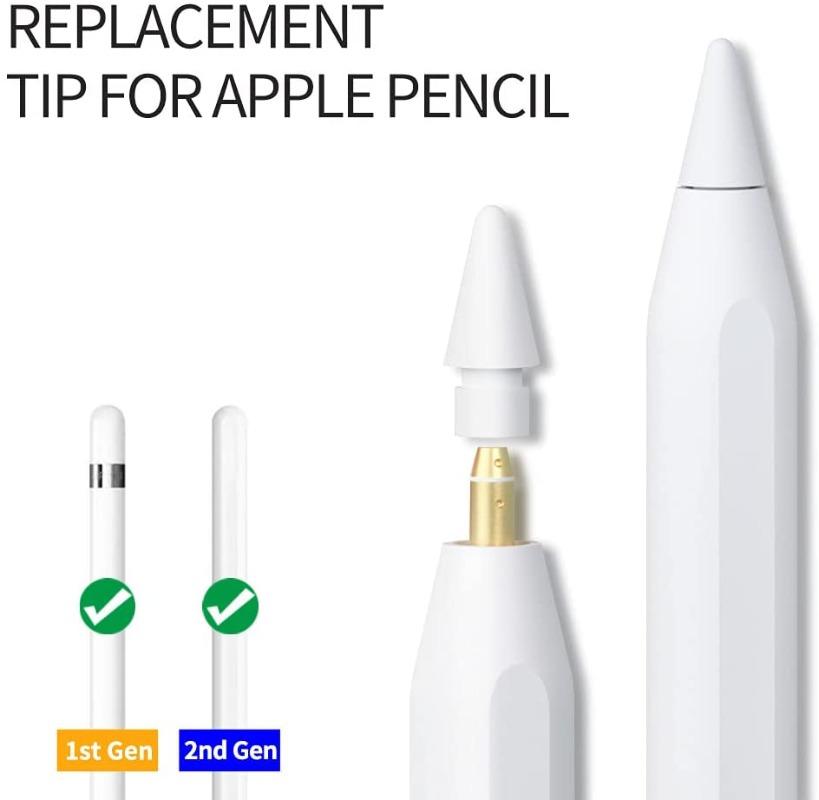 Pencil Tip for Apple Pencil 1st 2nd Generation Anti-wear Out Fine Point Spare Nib Replacement Penpoint for IPad Touch Pencil Tip