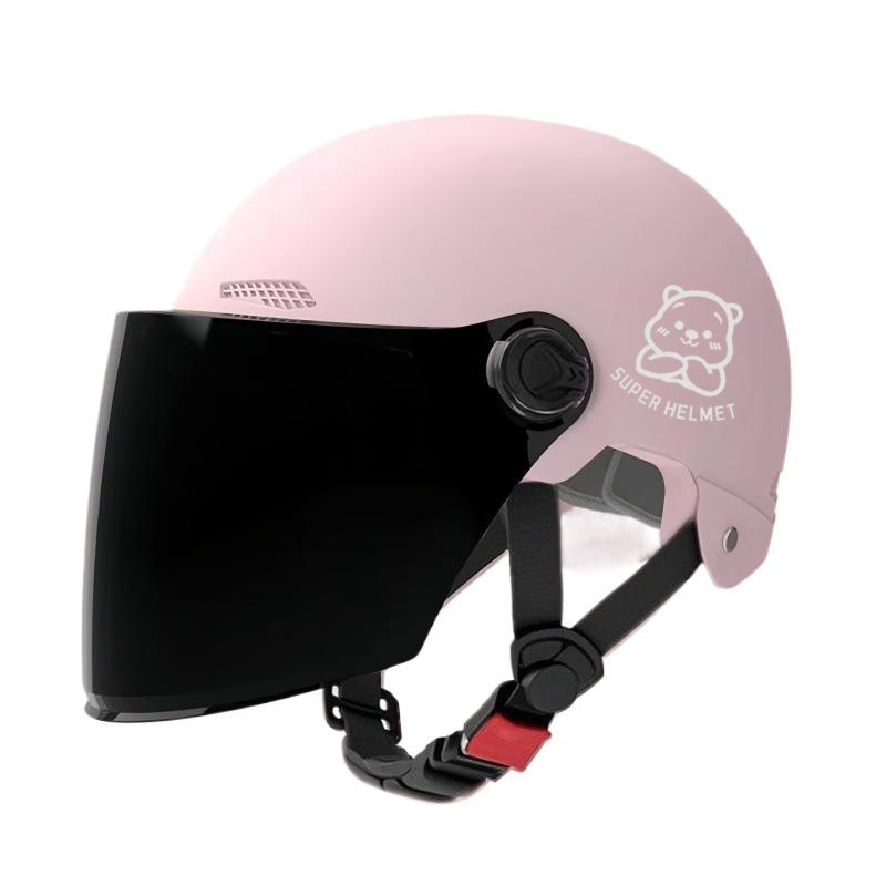 

Электрический мотоциклетный шлем Мужской и женский Шлем-половина для аккумуляторного автомобиля Четыре сезона Универсальный шлем Взрослый шлем-половина