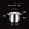 Sule 316 Stainless Steel Large Capacity Soup Pot