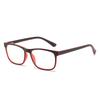 3PCS Anti Blue Light Reading Glasses for Men Women Sports Presbyopia Eyewear Black Red +100 To +400