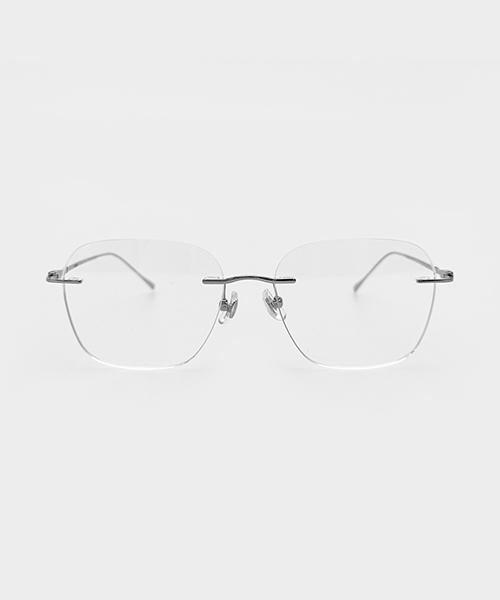 KOLEAT Titanium Geek Chic Transparent Blu-Ray Blocking Big Glass Glasses [Bstg] Men Ver.