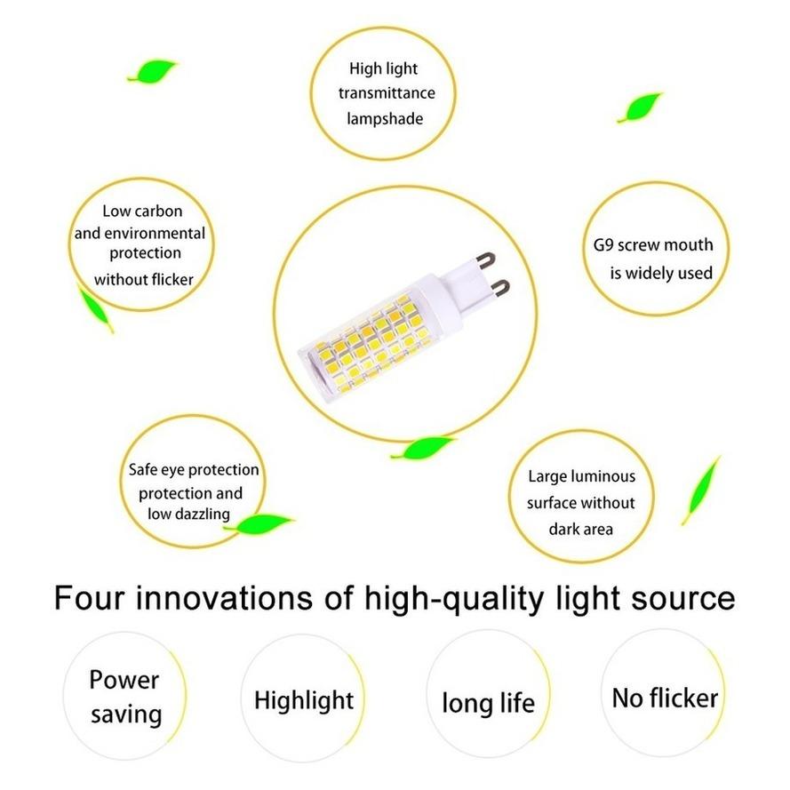 G9 led bulb 3W 5W 7W  220V G9 led lamp SMD2835 G9 LED Corn light Replace 30W 40W 50W 70W 80W halogen light high brightness