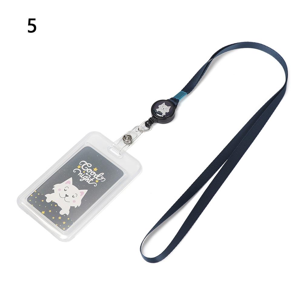 Fashion Office School Lovely Retractable Card Holder ID Business Case Name Badge Holder Bank Credit Card