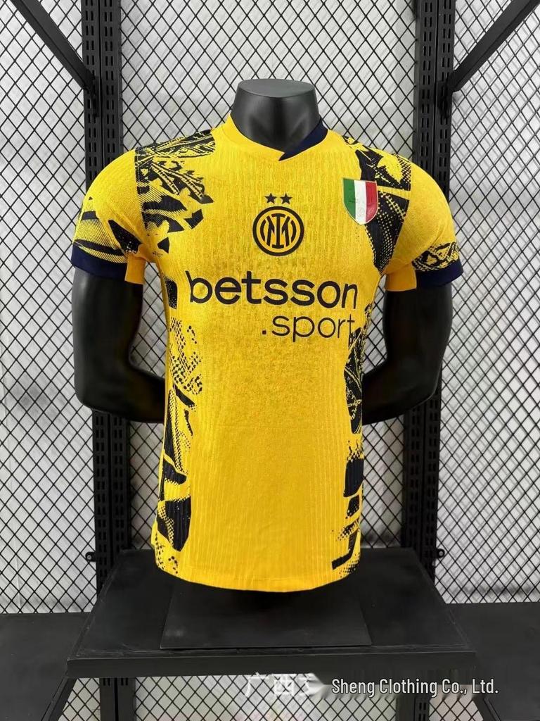 Inter Milan Serie A Adult Player Edition Football Jersey - Customizable Number