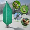 Large Plant Frost Protection Bags - Green PP Anti-Freeze Tree & Shrub Covers with Zipper and Drawstring for Outdoor Winter Weather Conditions