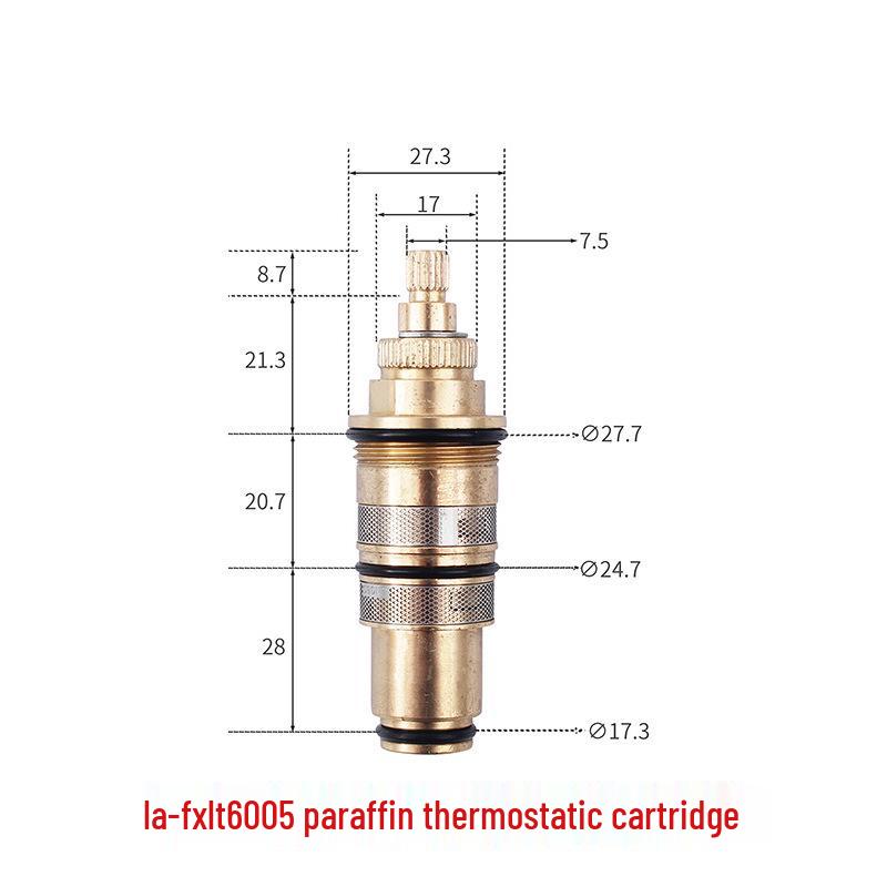 Vollkupfer-Thermostat-Armatur-Ventilkern für präzise Temperaturregelung