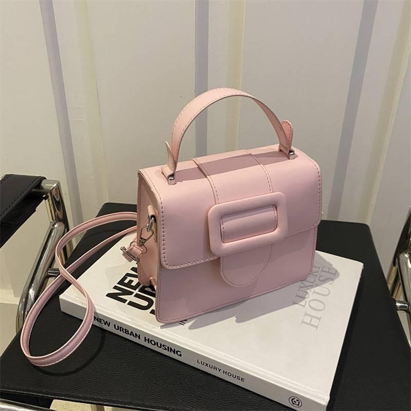 Trendy Simple Versatile Handbag Small Square Bag For Women 2024 Summer Fashion Shoulder Crossbody Bag