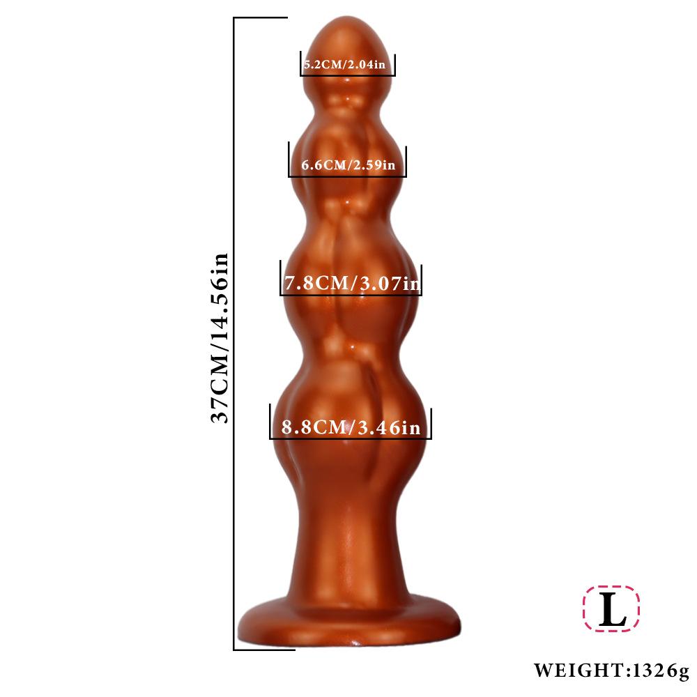 37cm Extra Long Dildo with Anal Plug - Liquid Silicore Realistic Penis Toy for Women, Giant G-Spot & Anal Stimulator, Adult Sex Toy