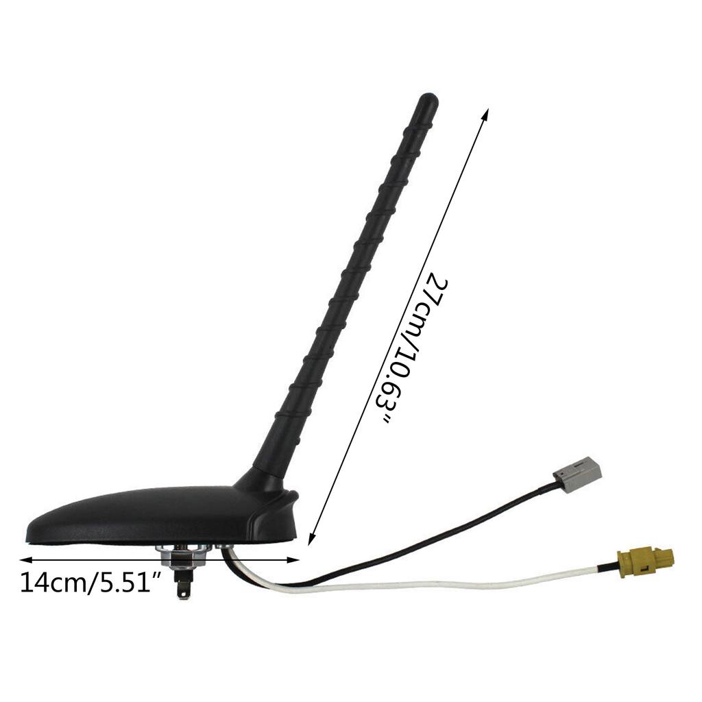 Stylish Car Antenna Mount with Integrated Antenna Vehicle Antenna Base Boost Signal Strength & Connectivity Durable