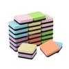 R6FF 24/48 Pcs Colorful Chalkboard Cleaner Dry Erases Board Eraser Whiteboard Eraser School Supplies For Teachers Students