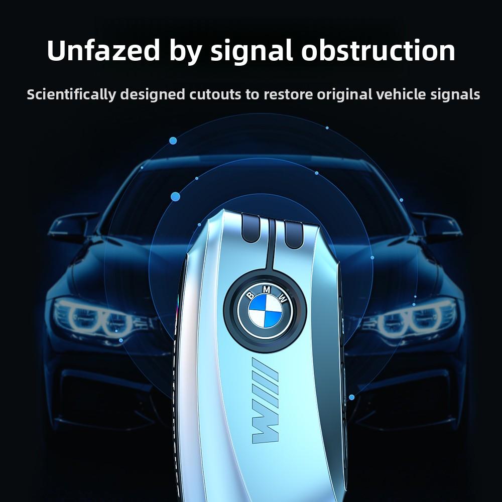 Funda de aleación para llave de coche, accesorios protectores para BMW X1 U11 X7 G07 XM G09 i7 7 Series G70 LCI iX I20 U06 G81