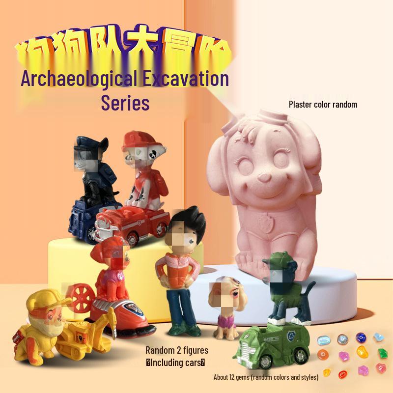 Kids Archaeology Dig Treasure Box - Gem Discovery Toy & Gift