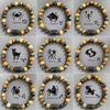 Youjia Jewelry Tiger Eye & Natural Stone Zodiac Bracelet - Popular Couple's Beaded Accessories
