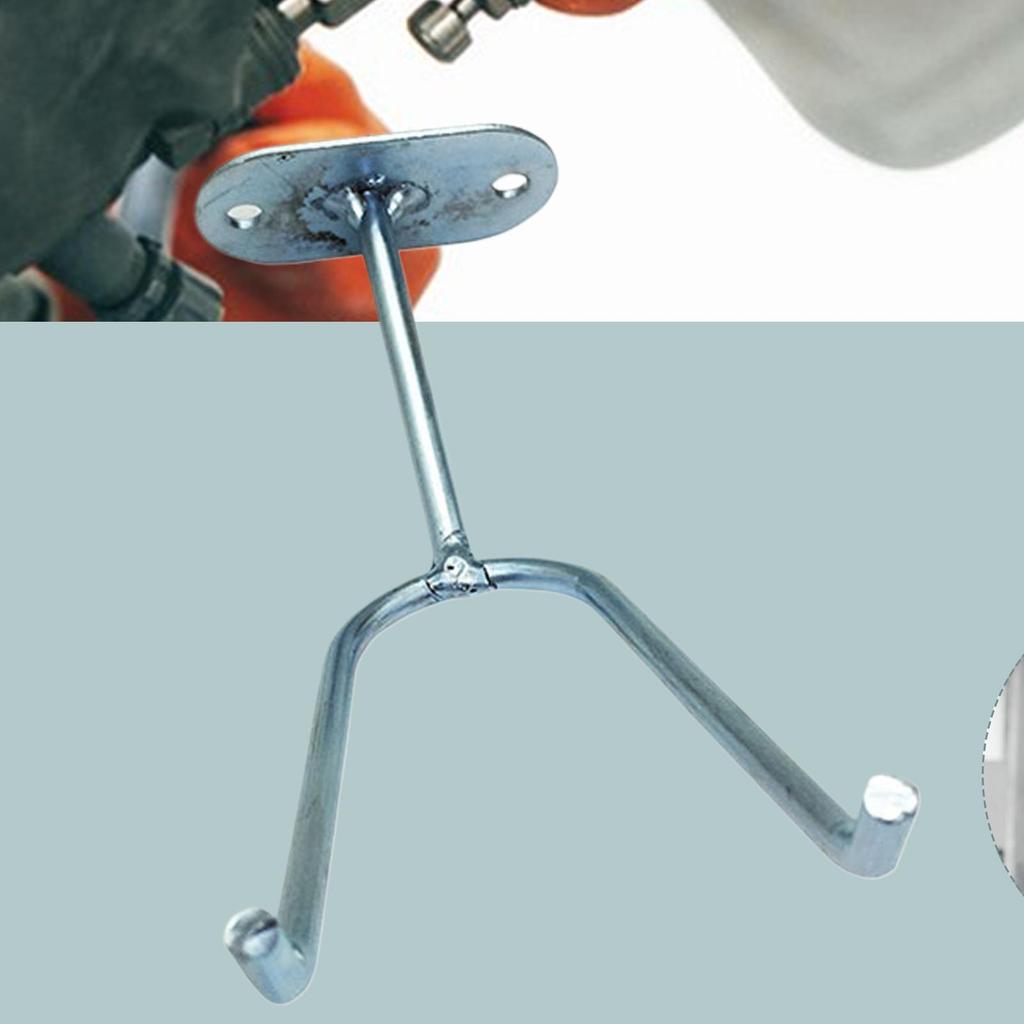 Paint Sprayer Holder Iron Rustproof Mount Fixed Hook Sprayer Holder For Wall Garage Workshop Storage Organization