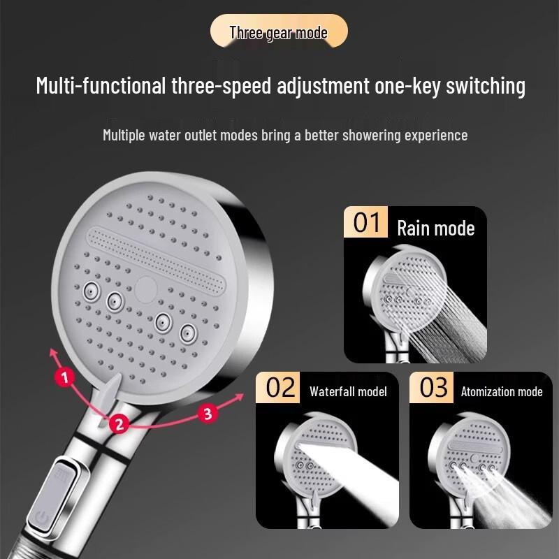 Miling Pressurized Filtration Handheld Shower Head